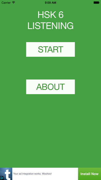 Emulate iPhone app HSK 6 - Learn HSK 6 Listening using MyAndroid