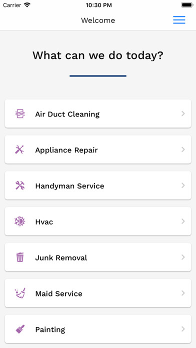 Emulate iPhone app HSP Home Services using MyAndroid