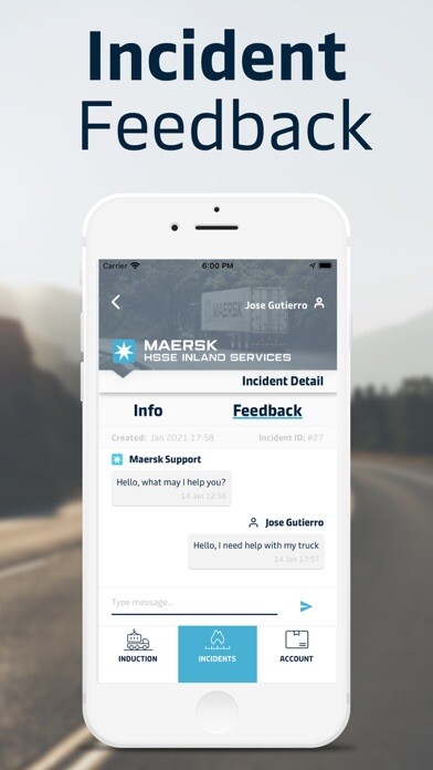 Emulate iPhone app HSSE Maersk Landside Services using MyAndroid