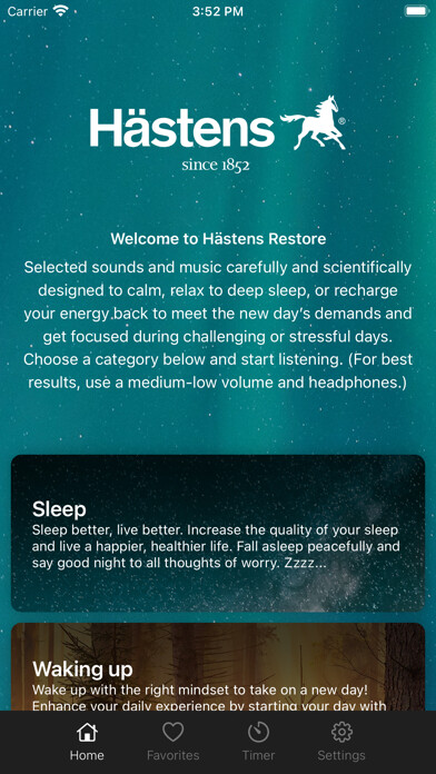 Emulate iPhone app Hästens Restore® using MyAndroid Emulate iPhone app Hästens Restore® using MyAndroid