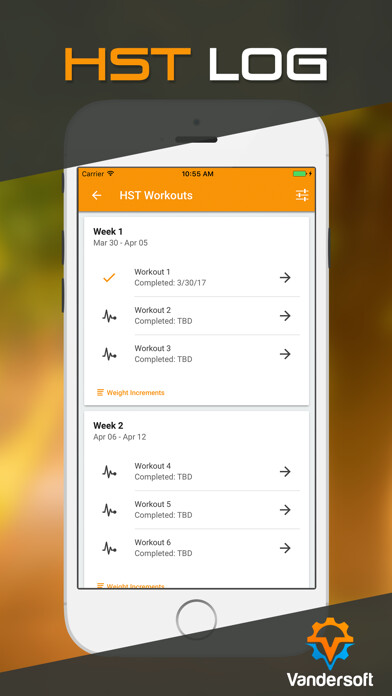 Emulate iPhone app HST Log - Hypertrophy Specific Training using MyAndroid Emulate iPhone app HST Log - Hypertrophy Specific Training using MyAndroid