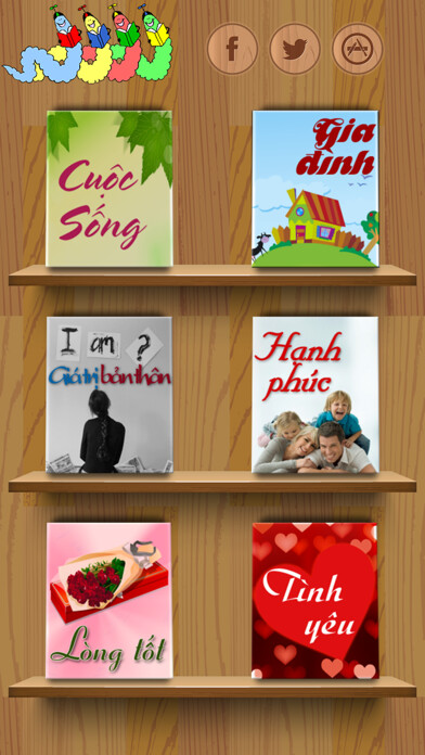 Emulate iPhone app Hạt Giống Tâm Hồn - Những Câu Chuyện Hay Nhất using MyAndroid
