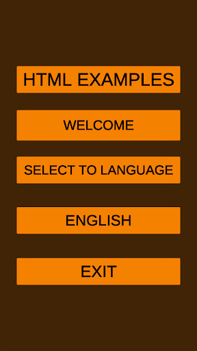 Run android online APK Html Examples from MyAndroid or emulate Html Examples using MyAndroid