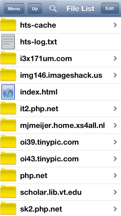 Emulate iPhone app HTML Reader using MyAndroid