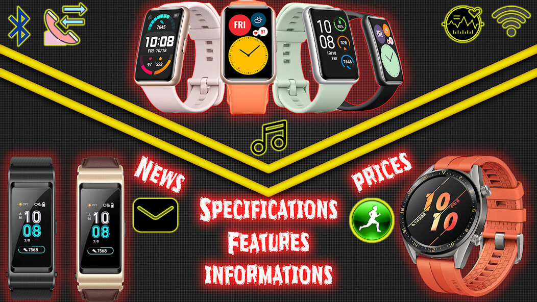 Run android online APK Huawei Smart Watch from MyAndroid or emulate Huawei Smart Watch using MyAndroid