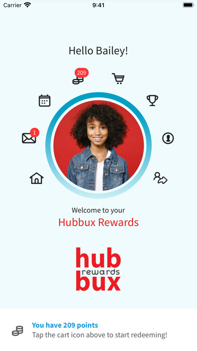 Emulate iPhone app Hubbux Rewards using MyAndroid