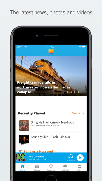 Emulate iPhone app Hub City Radio using MyAndroid Emulate iPhone app Hub City Radio using MyAndroid