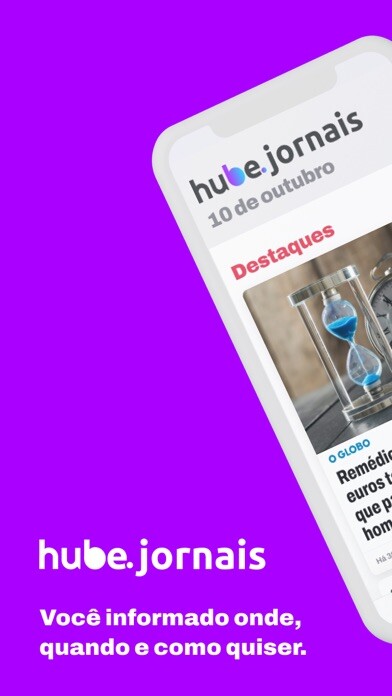 Emulate iPhone app Hube Jornais using MyAndroid