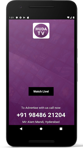 Run android online APK HudaTV Hyderabad from MyAndroid or emulate HudaTV Hyderabad using MyAndroid