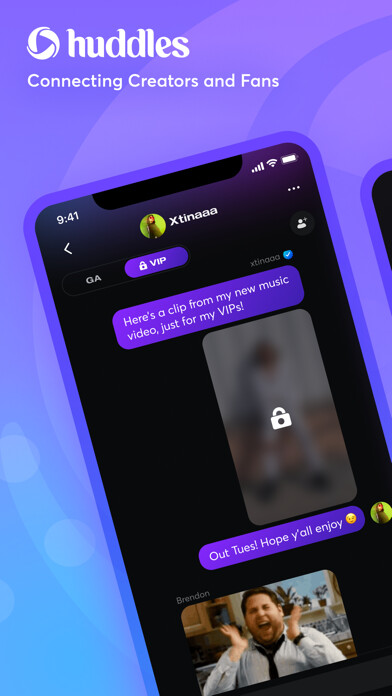 Emulate iPhone app Huddles: Connect with Creators using MyAndroid