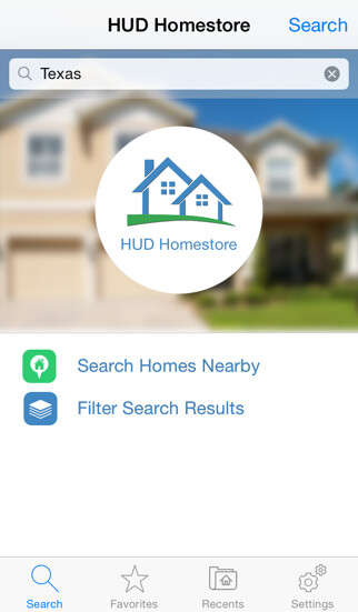 Emulate iPhone app HUDHomestore Mobile Search using MyAndroid