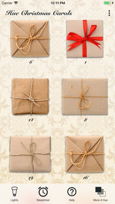 Emulate iPhone app Hue Christmas Carols Advent using MyAndroid Emulate iPhone app Hue Christmas Carols Advent using MyAndroid