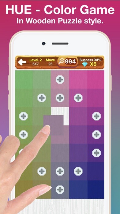 Emulate iPhone app HUE - I Love Wooden puzzle using MyAndroid