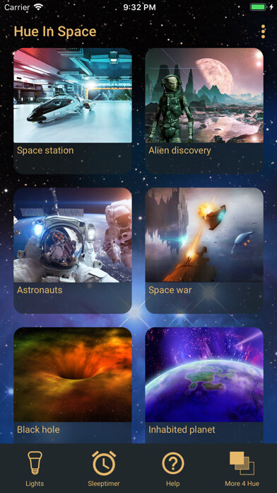 Emulate iPhone app Hue in Space using MyAndroid Emulate iPhone app Hue in Space using MyAndroid