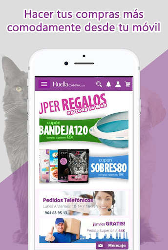 Run android online APK Huella Canina - Pet Products Store from MyAndroid or emulate Huella Canina - Pet Products Store using MyAndroid