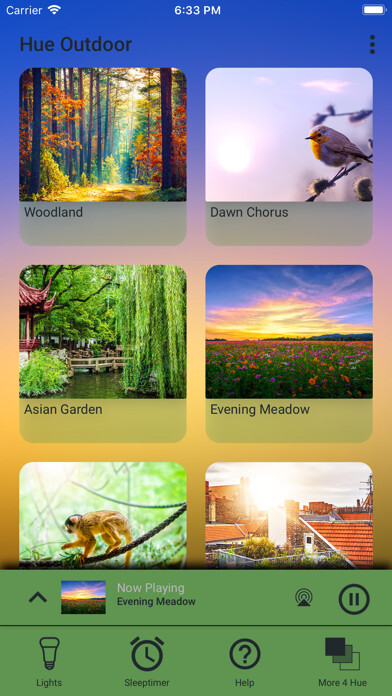 Emulate iPhone app Hue Outdoor using MyAndroid Emulate iPhone app Hue Outdoor using MyAndroid