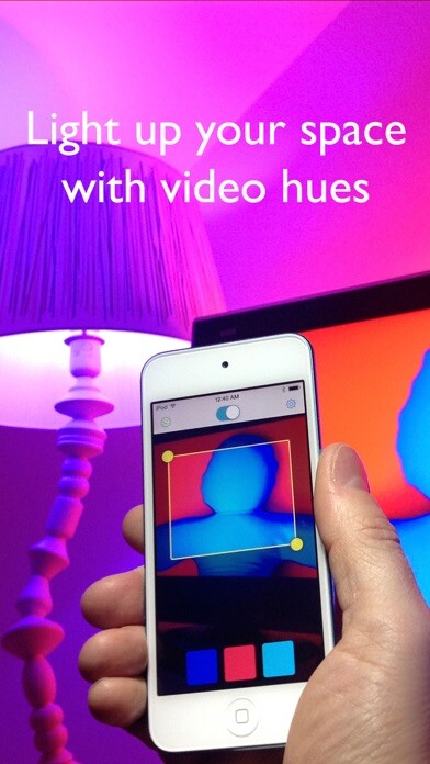 Emulate iPhone app Hue TV using MyAndroid