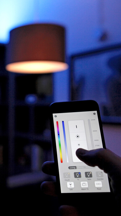 Emulate iPhone app HueZapper for Philips Hue using MyAndroid