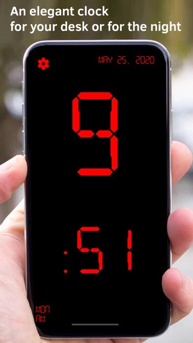 Emulate iPhone app Huge Digital Clock using MyAndroid Emulate iPhone app Huge Digital Clock using MyAndroid