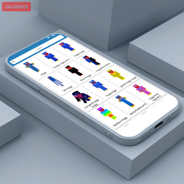 Run android online APK Huggy Wuggy Skin for Minecraft from MyAndroid or emulate Huggy Wuggy Skin for Minecraft using MyAndroid