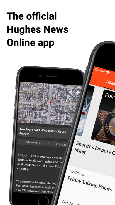 Emulate iPhone app Hughes News Online using MyAndroid Emulate iPhone app Hughes News Online using MyAndroid