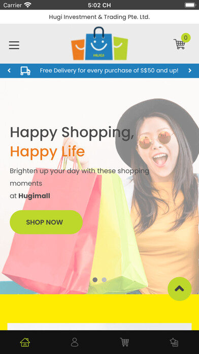Emulate iPhone app HUGI MALL using MyAndroid Emulate iPhone app HUGI MALL using MyAndroid