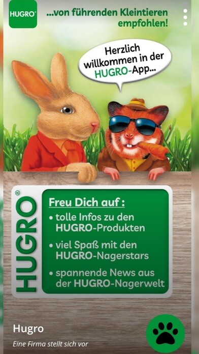 Emulate iPhone app Hugro GmbH using MyAndroid