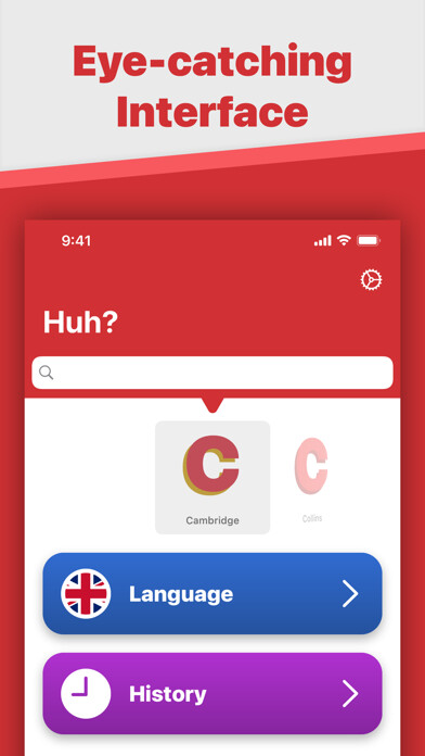 Emulate iPhone app Huh? • Dictionary & Thesaurus using MyAndroid Emulate iPhone app Huh? • Dictionary & Thesaurus using MyAndroid