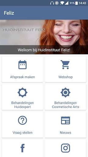 Run android online APK Huidinstituut Feliz from MyAndroid or emulate Huidinstituut Feliz using MyAndroid