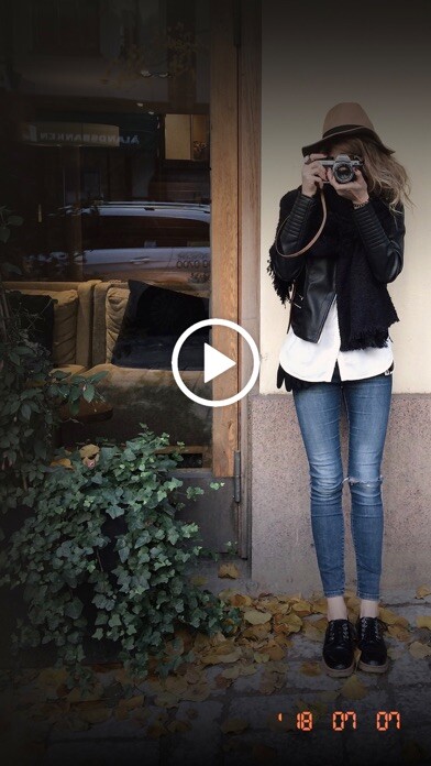Emulate iPhone app HUJI VIDEO - VHS Cam Camcorder using MyAndroid