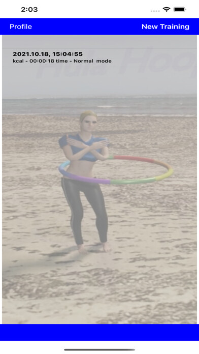 Emulate iPhone app Hula Hoop kcal Tracker using MyAndroid Emulate iPhone app Hula Hoop kcal Tracker using MyAndroid