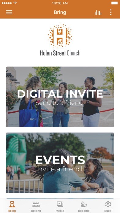 Emulate iPhone app Hulen Street Church App using MyAndroid Emulate iPhone app Hulen Street Church App using MyAndroid