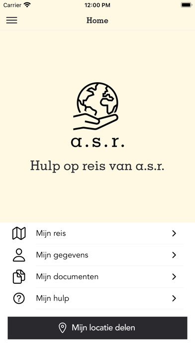 Emulate iPhone app Hulp op reis van a.s.r. using MyAndroid Emulate iPhone app Hulp op reis van a.s.r. using MyAndroid