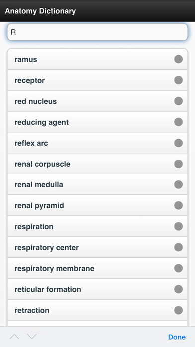 Emulate iPhone app Human Anatomy Dictionary Offline Free using MyAndroid Emulate iPhone app Human Anatomy Dictionary Offline Free using MyAndroid