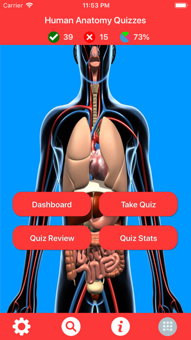 Emulate iPhone app Human Anatomy Quizzes using MyAndroid Emulate iPhone app Human Anatomy Quizzes using MyAndroid