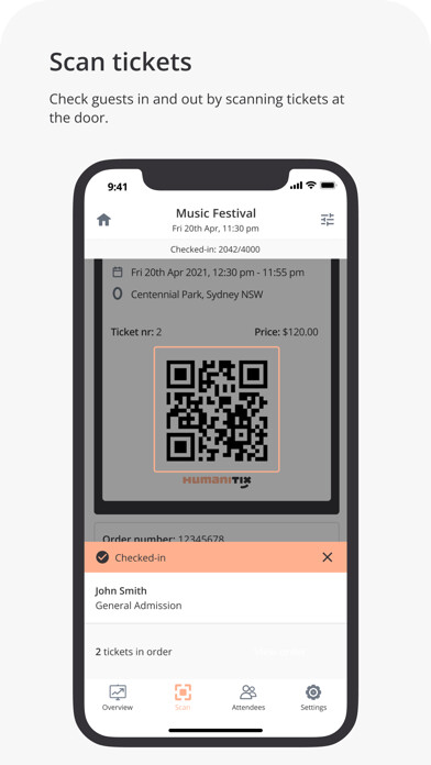 Emulate iPhone app Humanitix for Hosts using MyAndroid