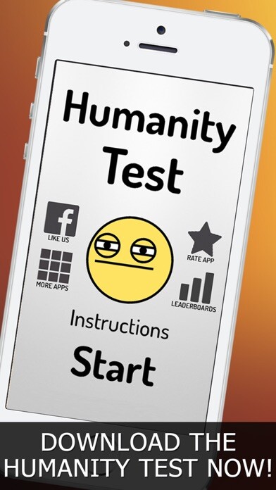 Emulate iPhone app Humanity Test! using MyAndroid
