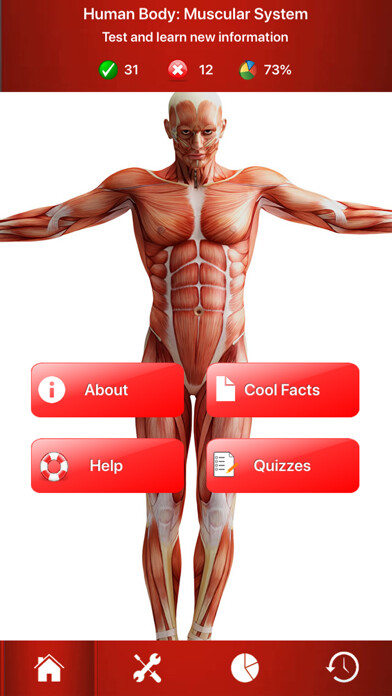 Emulate iPhone app Human Muscular System Trivia using MyAndroid Emulate iPhone app Human Muscular System Trivia using MyAndroid