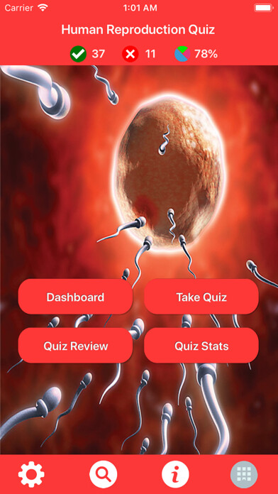Emulate iPhone app Human Reproduction Quizzes using MyAndroid Emulate iPhone app Human Reproduction Quizzes using MyAndroid