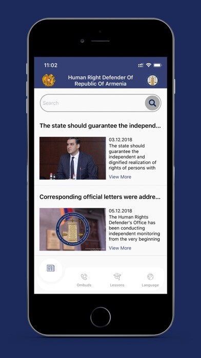 Emulate iPhone app Human Rights Defender of RA using MyAndroid Emulate iPhone app Human Rights Defender of RA using MyAndroid