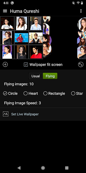 Run android online APK Huma Qureshi LWP from MyAndroid or emulate Huma Qureshi LWP using MyAndroid