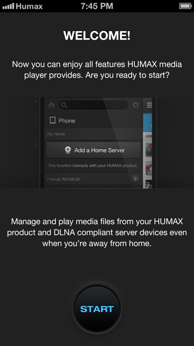 Emulate iPhone app HUMAX Media Player using MyAndroid Emulate iPhone app HUMAX Media Player using MyAndroid