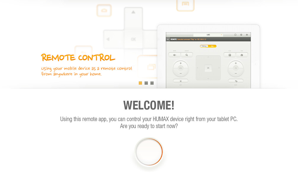 Run android online APK HUMAX Remote for Tablet from MyAndroid or emulate HUMAX Remote for Tablet using MyAndroid