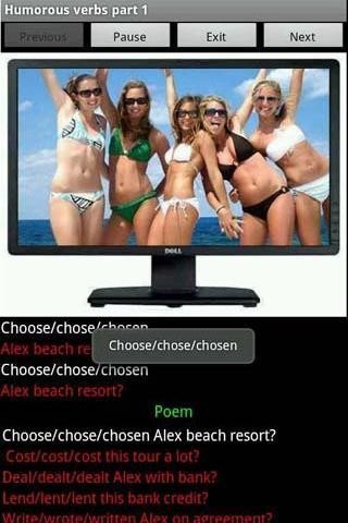 Run android online APK Humorous verbs part 1 from MyAndroid or emulate Humorous verbs part 1 using MyAndroid