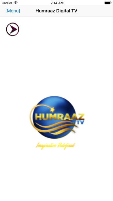 Emulate iPhone app Humraaz Digital TV using MyAndroid