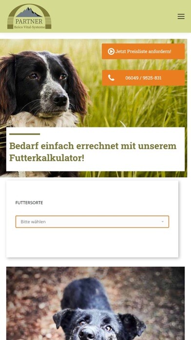 Emulate iPhone app Hundefutter-Vital using MyAndroid Emulate iPhone app Hundefutter-Vital using MyAndroid