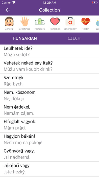 Emulate iPhone app Hungarian Czech Dictionary using MyAndroid Emulate iPhone app Hungarian Czech Dictionary using MyAndroid