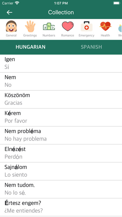Emulate iPhone app Hungarian Spanish Dictionary using MyAndroid Emulate iPhone app Hungarian Spanish Dictionary using MyAndroid