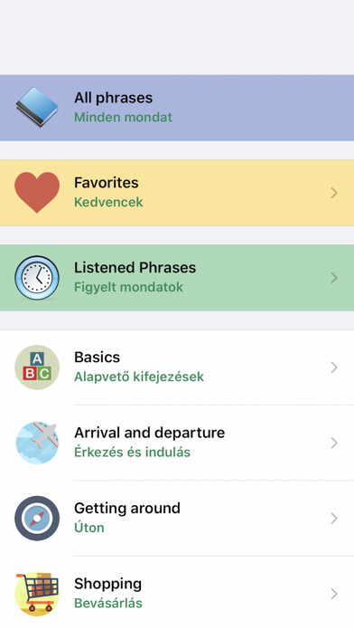 Emulate iPhone app Hungarian Travel Phrasebook using MyAndroid Emulate iPhone app Hungarian Travel Phrasebook using MyAndroid