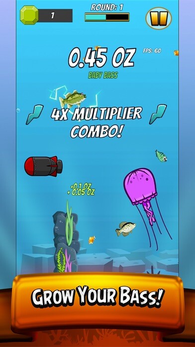 Emulate iPhone app Hungry Bass Pro using MyAndroid